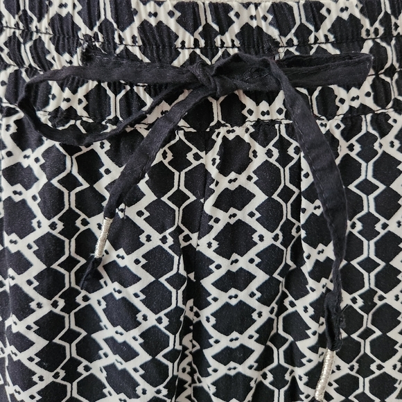 Hei Hei Black & White Casual Trouser Pants - Picture 3 of 14